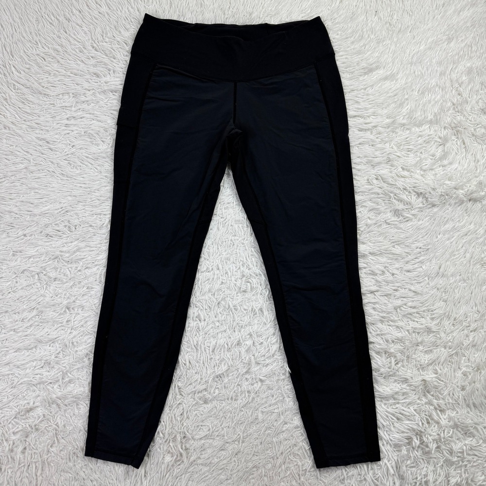 Kuhl Pants Womens Extra Large Black Transcendr Leggings Softshell Panels Stretch
